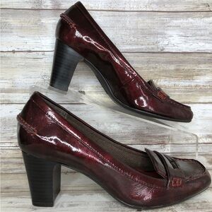 Mootsies Tootsies Monikilee 6M Maroon
Dress Pumps Burgundy Heeled Loafers